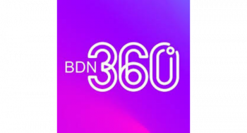 Logo del programa BDN360 de Televisió de Badalona, donde Nei Fuentes divulga sobre comportamiento y bienestar canino.